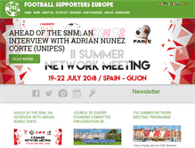 Tablet Screenshot of fanseurope.org